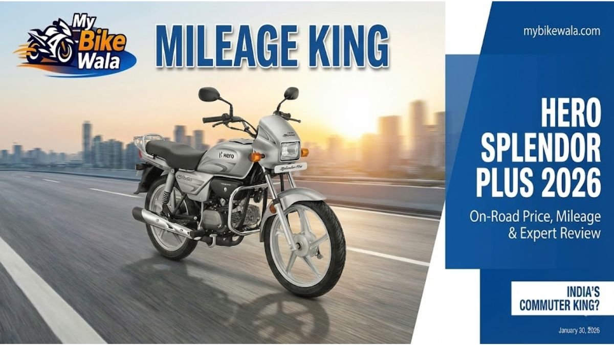 Hero Splendor Plus On Road Price Mileage Review 2026 MyBikewala